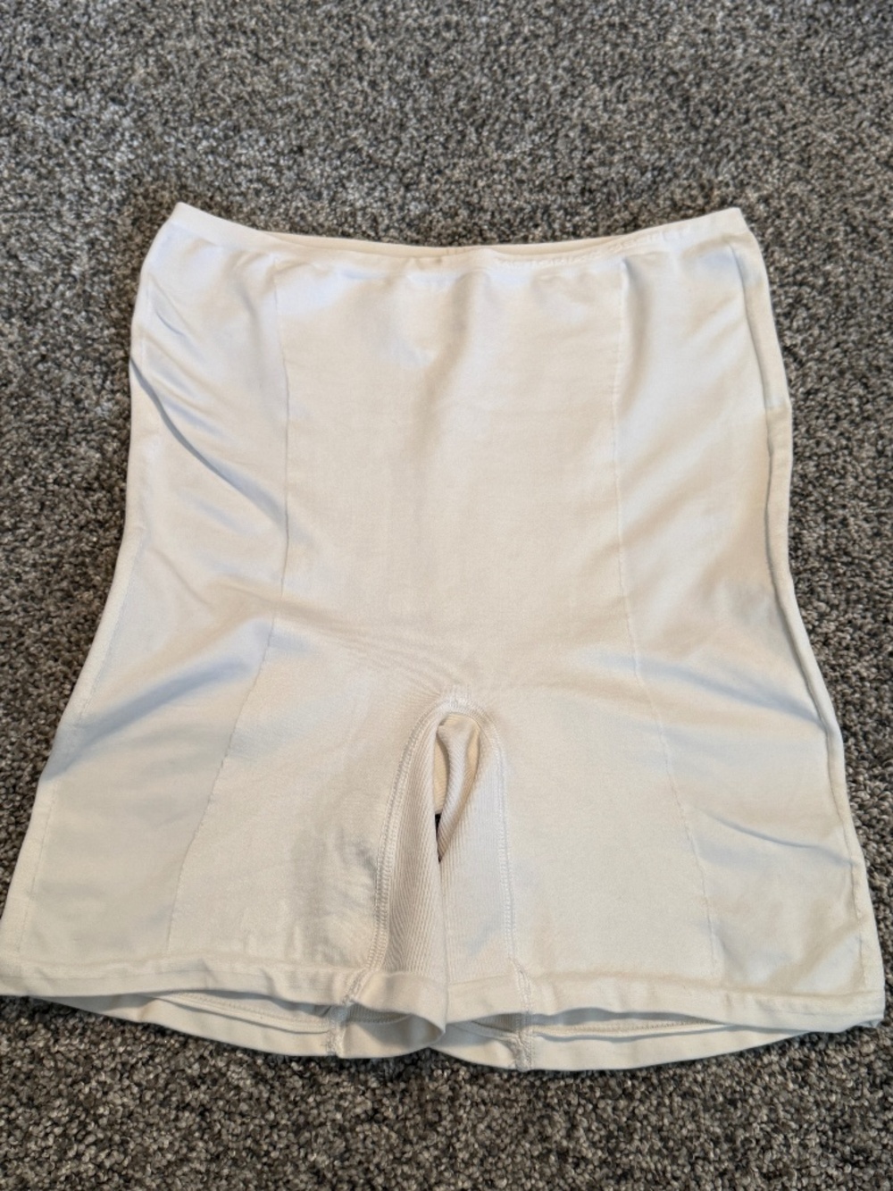 Victoria Secret white shape wear long brief ladies women sz large vintage 2001